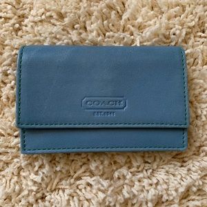 Coach snap closure Card slot wallet